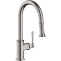Смеситель Axor Montreux 16581800 для кухонной мойки, сталь