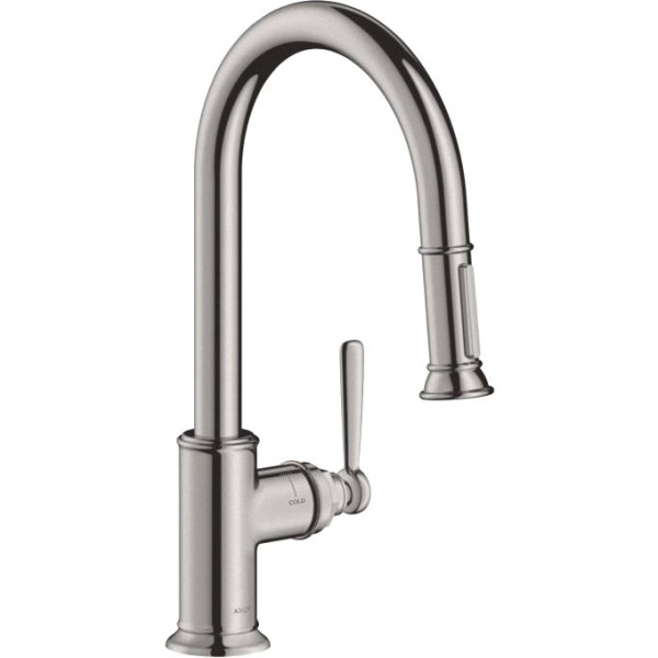 Смеситель Axor Montreux 16581800 для кухонной мойки, сталь