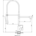Смеситель BelBagno BB-LAM50-IN для кухонной мойки