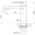Смеситель BelBagno Nova NOV LVM IN для раковины