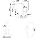 Смеситель Blanco Linus Silgranit 526149 для кухонной мойки