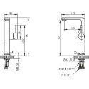 Смеситель Bravat Arc F16061K-A2-ENG для раковины
