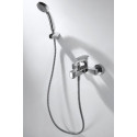 Смеситель Bravat Riffle F672106C-B для ванны с душем, с лейкой