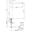 Смеситель E.C.A. Tiera 102188014EX для раковины