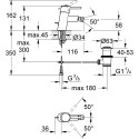Смеситель Grohe Concetto 32208001 для биде