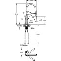 Смеситель Grohe Concetto New 31491DC0 для кухонной мойки, суперсталь