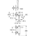 Смеситель Grohe Essence New 33628001 для ванны с душем