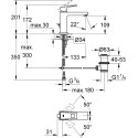 Смеситель Grohe Eurocube 23445000 для раковины