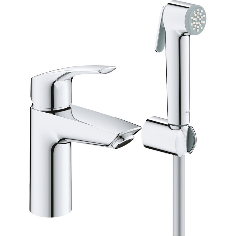 Смеситель Grohe Eurosmart 23124003 для раковины с гигиеническим душем