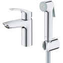 Смеситель Grohe Eurosmart 23124003 для раковины с гигиеническим душем
