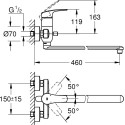 Смеситель Grohe Eurosmart 23992003 универсальный