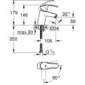 Смеситель Grohe Eurosmart 32154002 для раковины