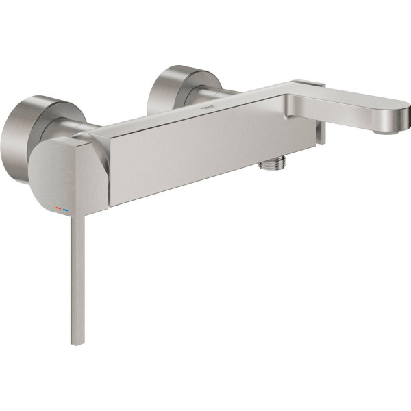 Смеситель Grohe Plus 33553DC3 для ванны с душем, суперсталь