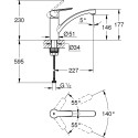 Смеситель Grohe Start 30334001 для кухонной мойки