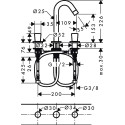 Смеситель Hansgrohe Logis 71133000 для раковины