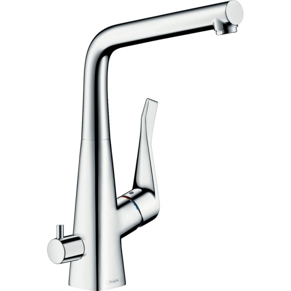 Смеситель Hansgrohe Metris M71 14888000 для кухонной мойки, хром