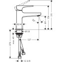 Смеситель Hansgrohe Metropol 74500000 для раковины