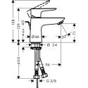 Смеситель Hansgrohe Talis E 71700000 для раковины