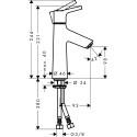 Смеситель Hansgrohe Talis S 72021000 для раковины