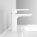 Смеситель IDDIS Slide SLIWT00i01 для раковины, белый