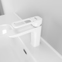 Смеситель IDDIS Slide SLIWT00i01 для раковины, белый