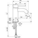 Смеситель Ideal Standard Ceraline BC268AA для раковины