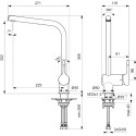 Смеситель Ideal Standard Ceralook BC174GN для кухонной мойки