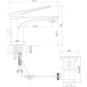 Смеситель Lemark Allegro LM5906CW для раковины
