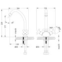 Смеситель Lemark Flora LM0104C для кухонной мойки + дозатор