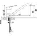 Смеситель Lemark Luna LM4104C для кухонной мойки