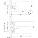 Смеситель Lemark Point LM0351C универсальный + душевая штанга