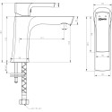 Смеситель Lemark Ursus LM7206BL для раковины