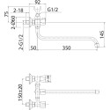 Смеситель Milardo Tring TRISB02M10 универсальный