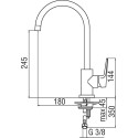 Смеситель Nobili Nobi NB84133CR для кухонной мойки