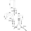 Смеситель Paffoni Light LIG047CR на борт ванны, хром