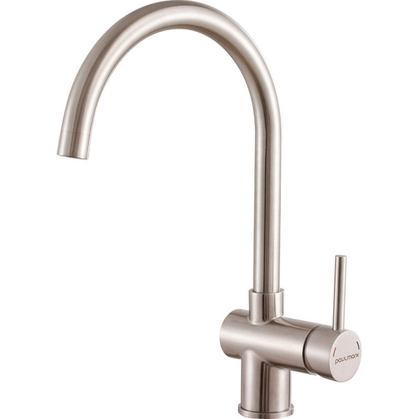 Смеситель Paulmark Bend Be212066-SS для кухонной мойки