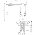 Смеситель Rossinka RS30-11 для раковины