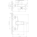 Смеситель Rossinka S S35-31 для ванны с душем