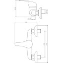 Смеситель Rossinka Y Y35-41 для душа