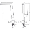 Смеситель Rush Thira TR3635-23 для кухонной мойки