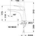 Смеситель TEKA Itaca 673860210 для раковины