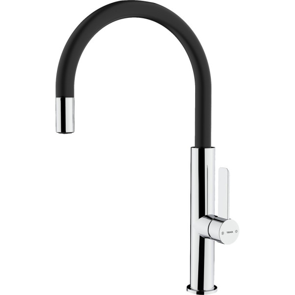 Смеситель TEKA Kitchen FOT 995 BLACK для кухонной мойки
