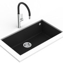 Смеситель TEKA Kitchen FOT 995 BLACK для кухонной мойки