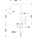 Смеситель TEKA Petra 819156210 для кухонной мойки