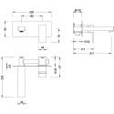 Смеситель Timo Selene 2071/00SM С ВНУТРЕННЕЙ ЧАСТЬЮ, для раковины