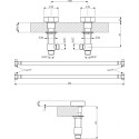 Смеситель Villeroy & Boch Dawn TVT10651015261 на борт ванны