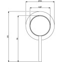 Смеситель Villeroy & Boch Dawn TVW10619A15361 С ВНУТРЕННЕЙ ЧАСТЬЮ, для раковины