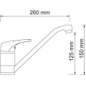 Смеситель Wasserkraft Oder 6307 для кухонной мойки