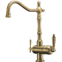 Смеситель Zorg Clean Water ZR 326-33 YF BR для кухонной мойки
