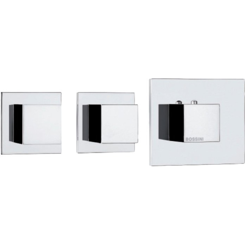 Термостат Bossini Cube 2 Outlets LP Z032203 для ванны с душем, хром